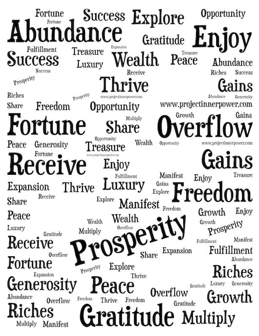 Free Manifest Wealth Vision Board