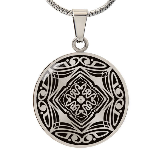 Wordala Word Mandala Necklace "SHINE"