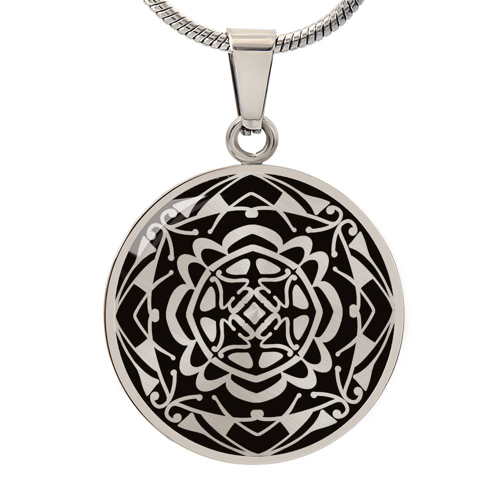 Wordala Word Mandala Necklace "WORTHY"