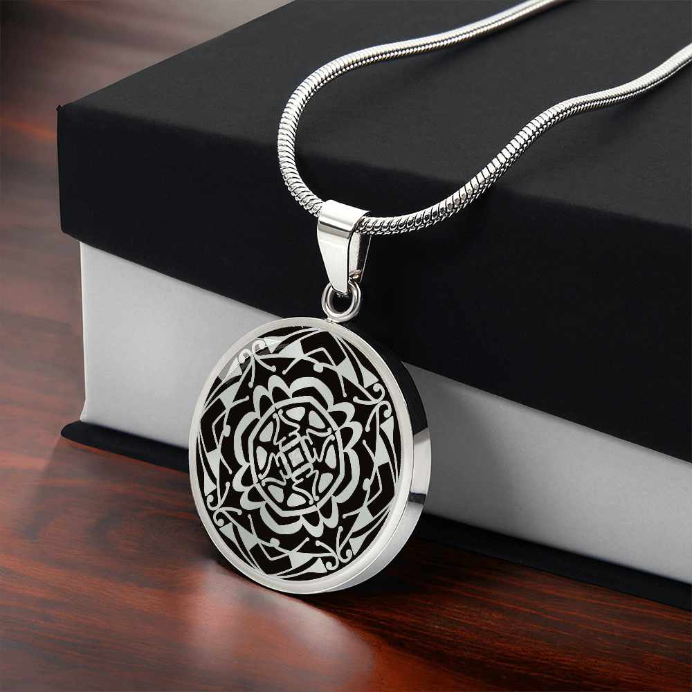 Wordala Word Mandala Necklace "WORTHY"