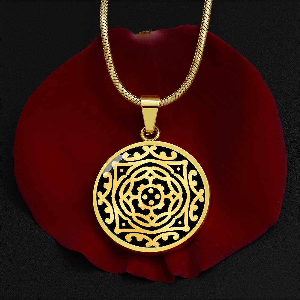 Wordala Word Mandala Necklace "LOVE"