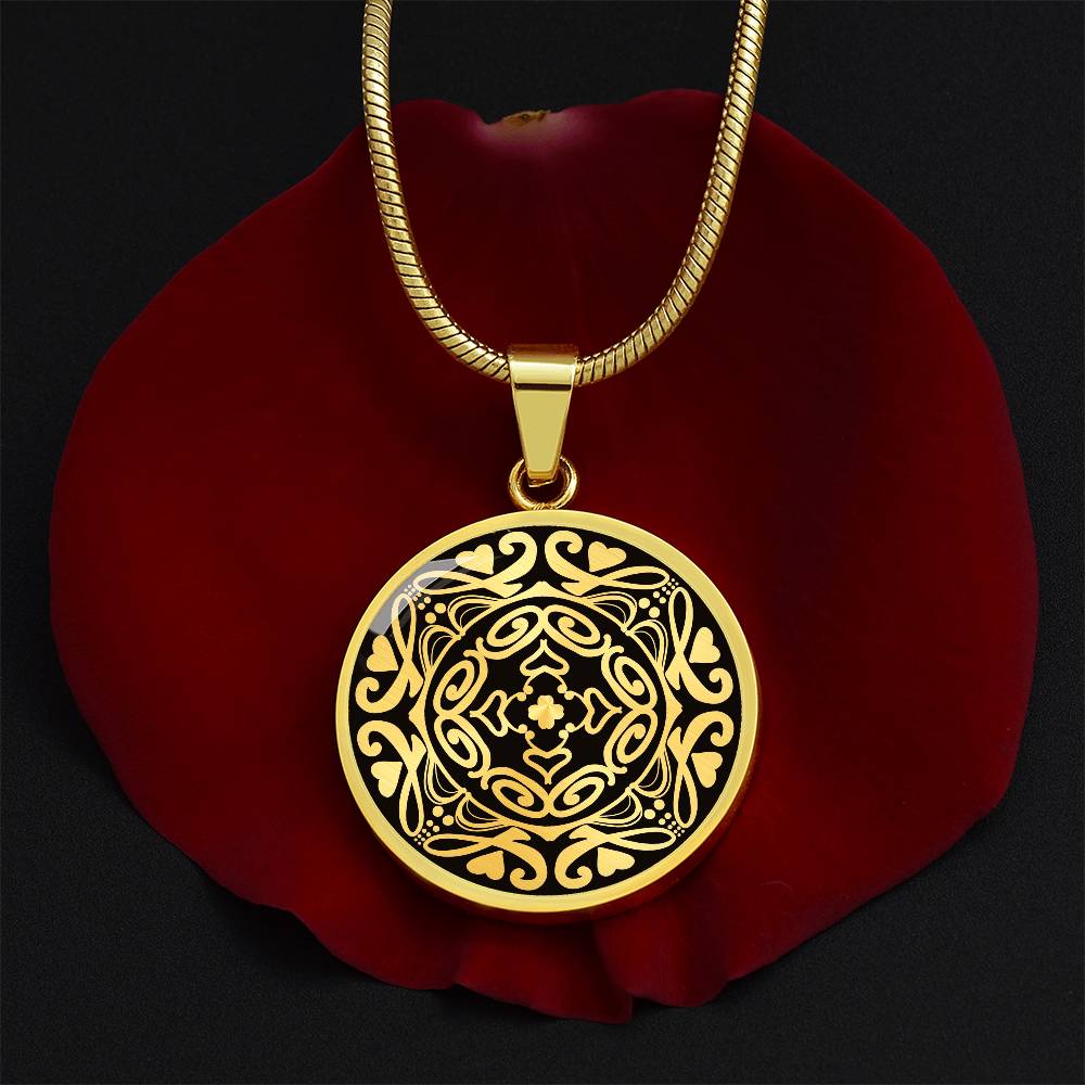 Wordala Word Mandala Necklace "HOPE" 002