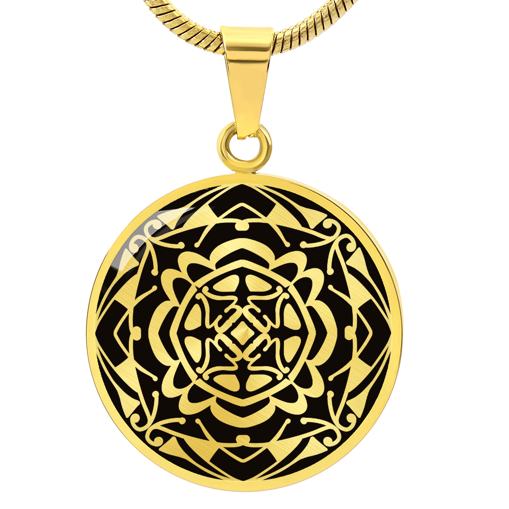 Wordala Word Mandala Necklace "WORTHY"